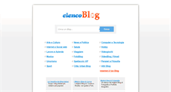 Desktop Screenshot of elencoblog.net